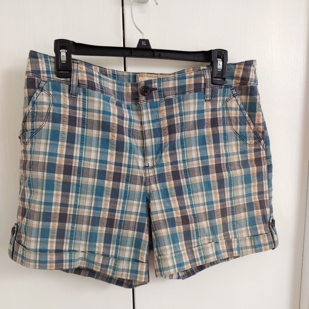 Sonoma Woman's Plaid Shorts - Size 10